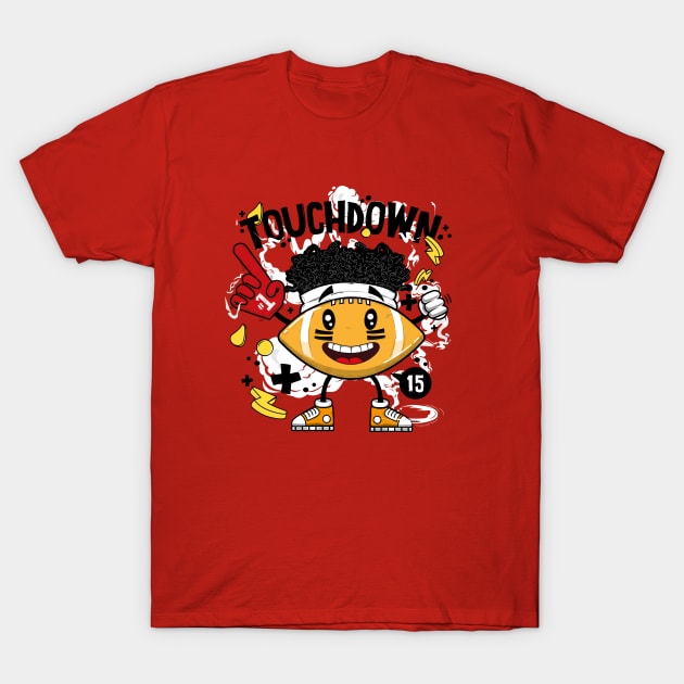 Patrick Mahomes Chiefs' Victory T-Shirt by HarlinDesign